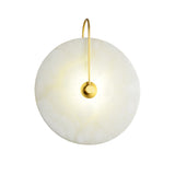 Alabaster LED Wandlamp – Elegant en Rustig Licht