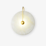 Alabaster LED Wandlamp – Elegant en Rustig Licht