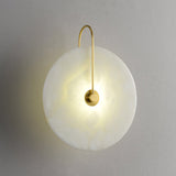 Alabaster LED Wandlamp – Elegant en Rustig Licht