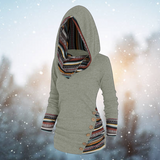 Tribale Hoodie met Geometrisch Patroon – Naïma