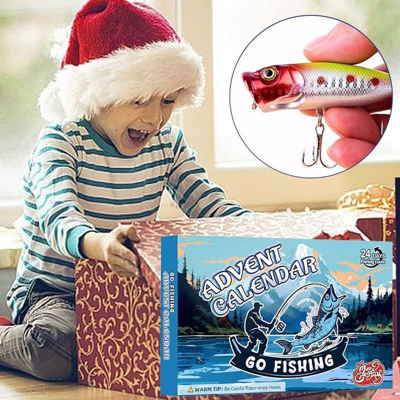 FISHMAS – 24-dagen kerst 2026-telling visuitrusting kalender