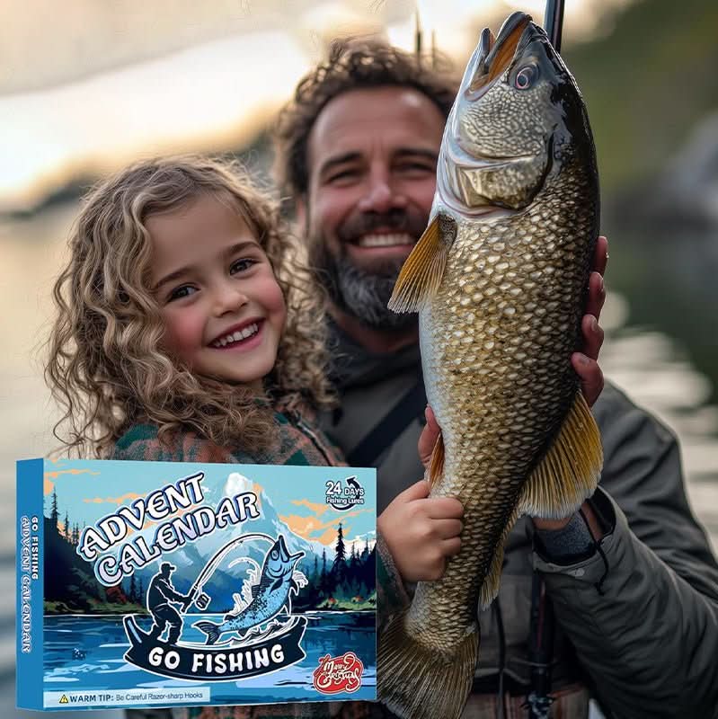 FISHMAS – 24-dagen kerst 2026-telling visuitrusting kalender