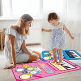 PlayTune Geluidsmat – Interactieve Muziekmat voor Kinderen met 5 Instrumenten (Drums, Piano, Viool)