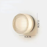Moderne Ronde LED Wandlamp – Strakke Frosted Glas Ontwerp voor Zachte Sfeer