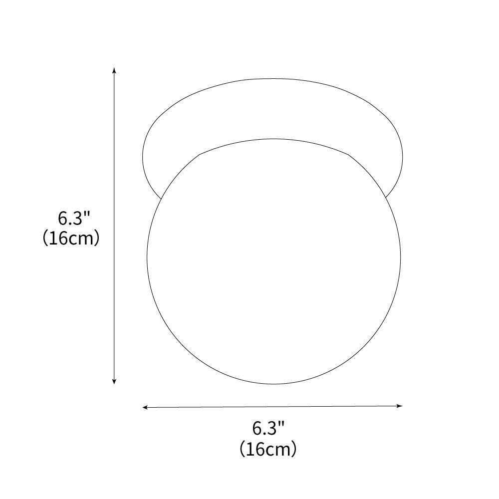 Asteroïde Plafondlamp 6.3"