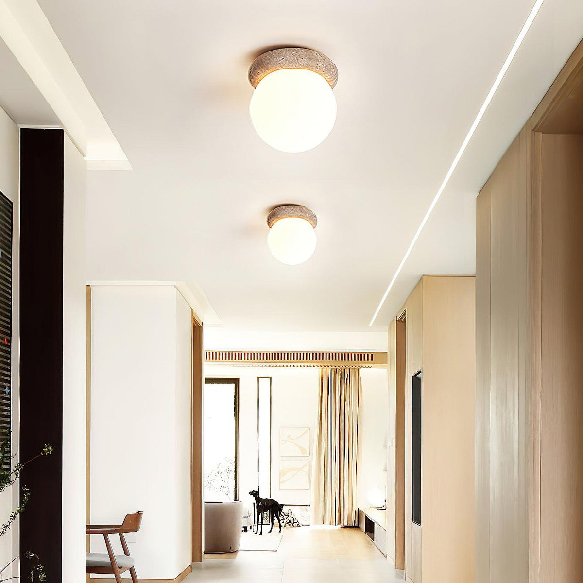 Asteroïde Plafondlamp 6.3"