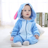 FLUFFIBEAR – Dieren Baby Overall – Zachte Comfort met Rits