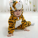 FLUFFIBEAR – Dieren Baby Overall – Zachte Comfort met Rits