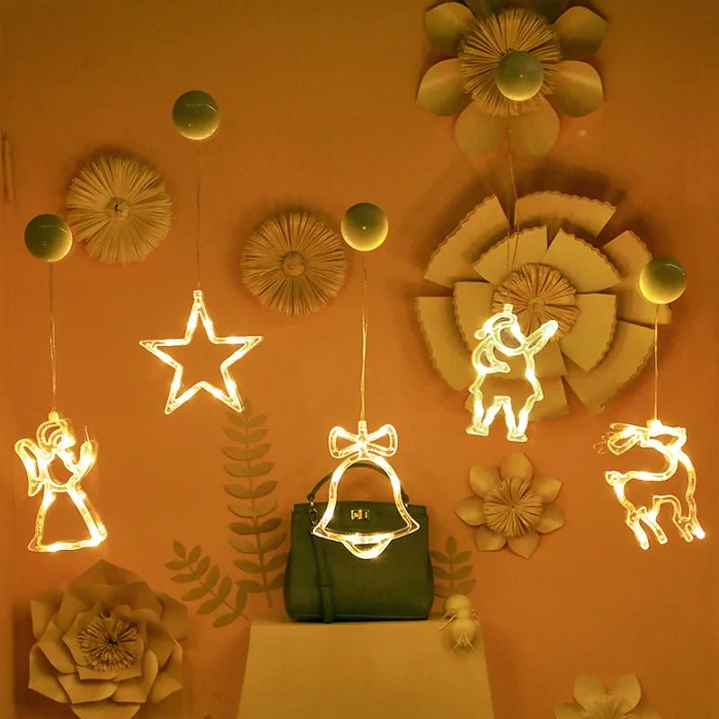 WINTERBEAM – LED-Kerstverlichting met zuignappen voor glas en spiegels