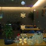 WINTERBEAM – LED-Kerstverlichting met zuignappen voor glas en spiegels