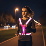 RUNSPARK – Verstelbare LED-Hesje – 3 Modi voor Veilige Nachttraining