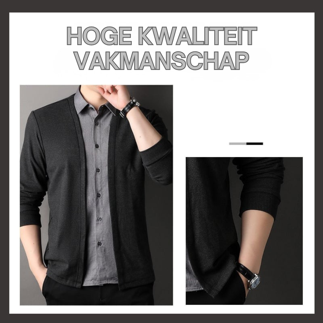 ModernLayer | Voel het comfort van zacht breiwerk en het zelfvertrouwen van een verzorgde outfit – elke keer dat je het aantrekt