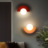 Aurora Halve Cirkel Wandlamp | Kleurrijke Glas Elegantie