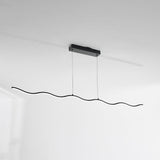 LED-Pendelleuchte met modern golvende lijnontwerp – WaveGlow
