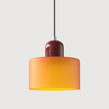 Moderne Lamp van Kleurrijk Glas met Geometrische Vorm