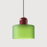 Moderne Lamp van Kleurrijk Glas met Geometrische Vorm