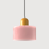 Moderne Lamp van Kleurrijk Glas met Geometrische Vorm