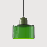 Moderne Lamp van Kleurrijk Glas met Geometrische Vorm