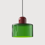 Moderne Lamp van Kleurrijk Glas met Geometrische Vorm