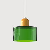 Moderne Lamp van Kleurrijk Glas met Geometrische Vorm