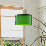 Moderne Lamp van Kleurrijk Glas met Geometrische Vorm