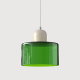 Moderne Lamp van Kleurrijk Glas met Geometrische Vorm