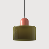 Moderne Lamp van Kleurrijk Glas met Geometrische Vorm