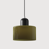 Moderne Lamp van Kleurrijk Glas met Geometrische Vorm