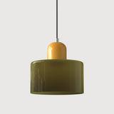 Moderne Lamp van Kleurrijk Glas met Geometrische Vorm