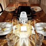GlimmerLux - Elegante tafellamp van kristal met touch dimmer