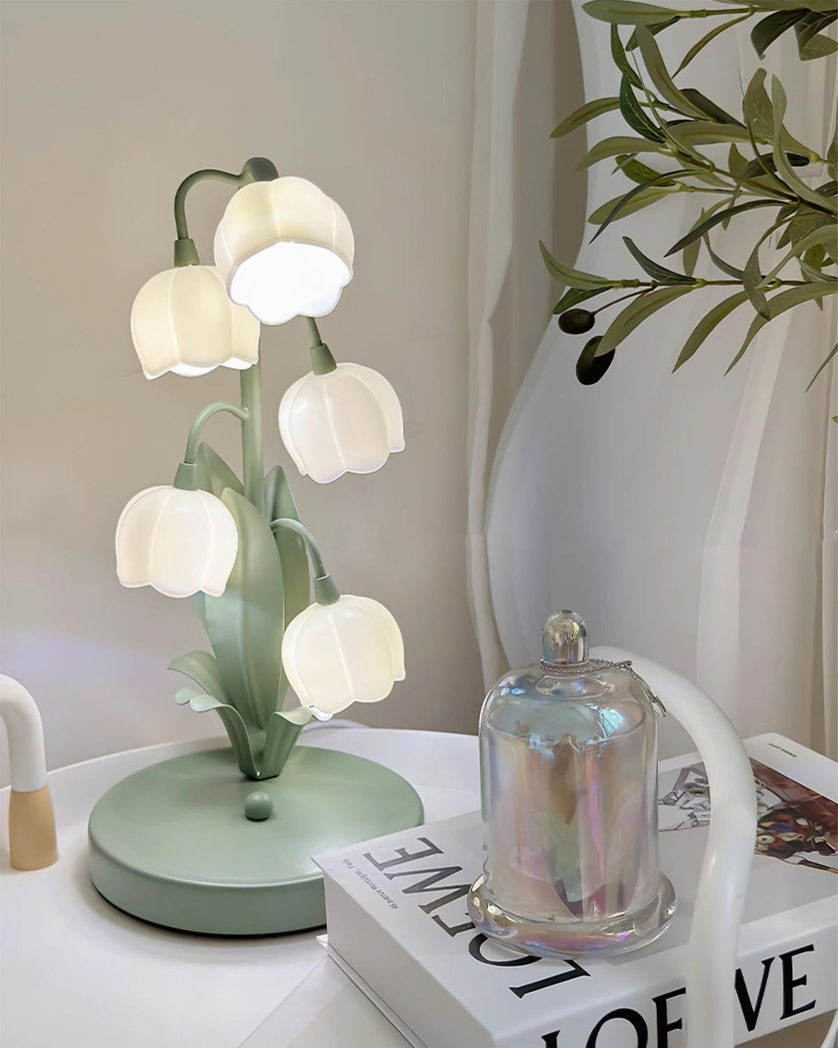 Bell Orchid Tafel Lamp