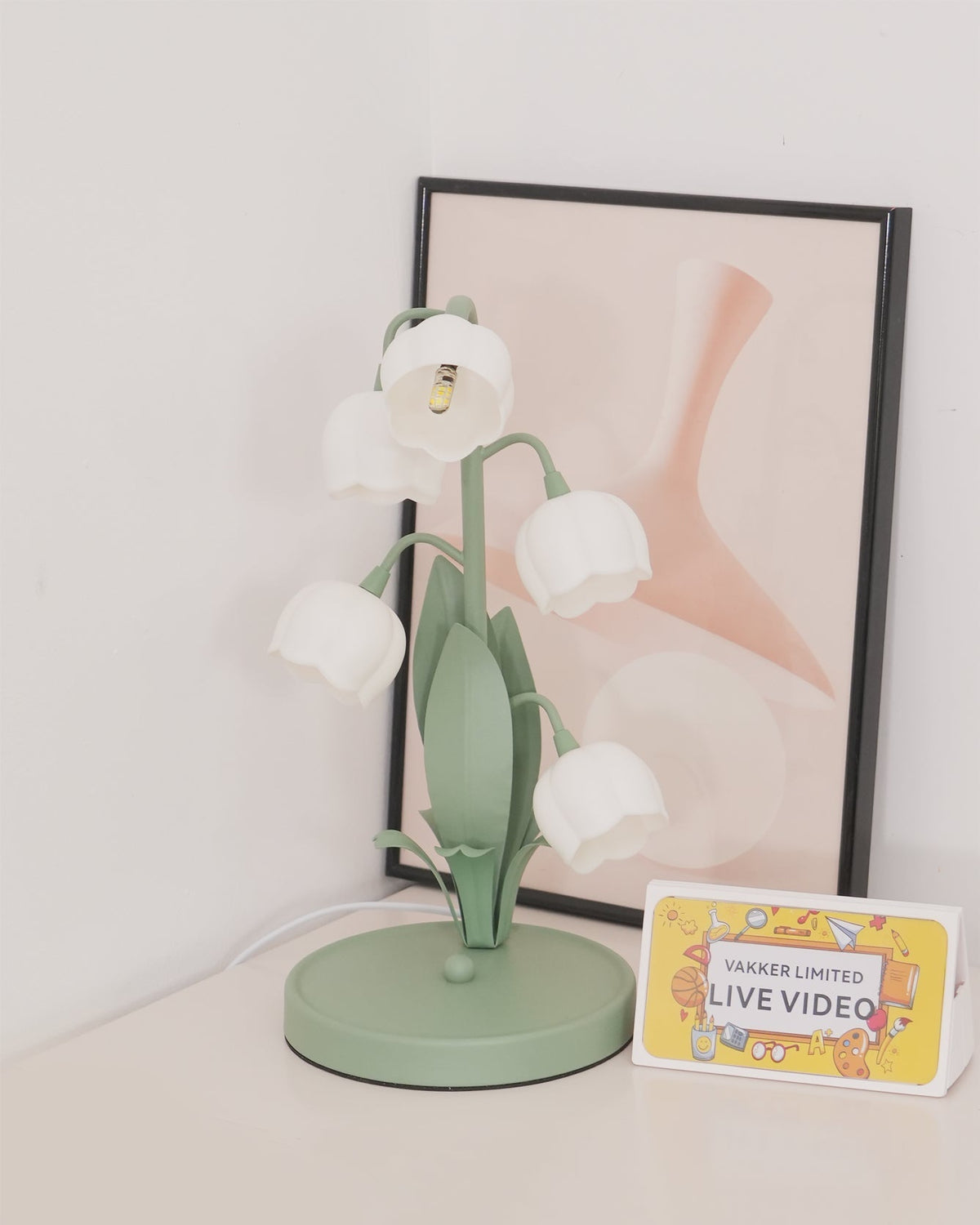 Bell Orchid Tafel Lamp