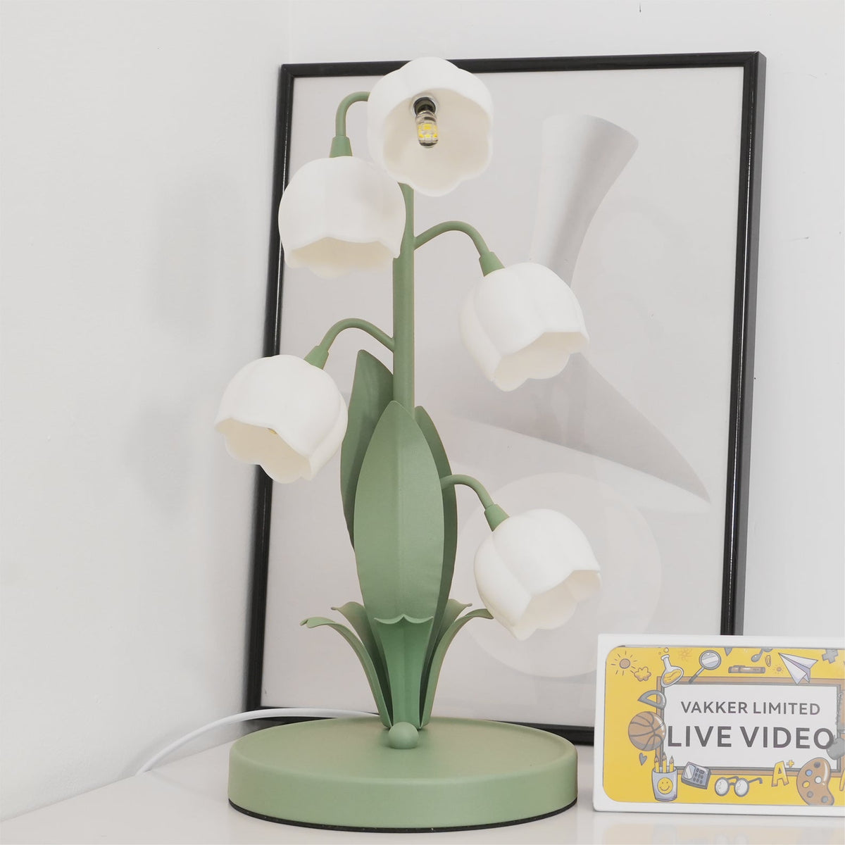Bell Orchid Tafel Lamp