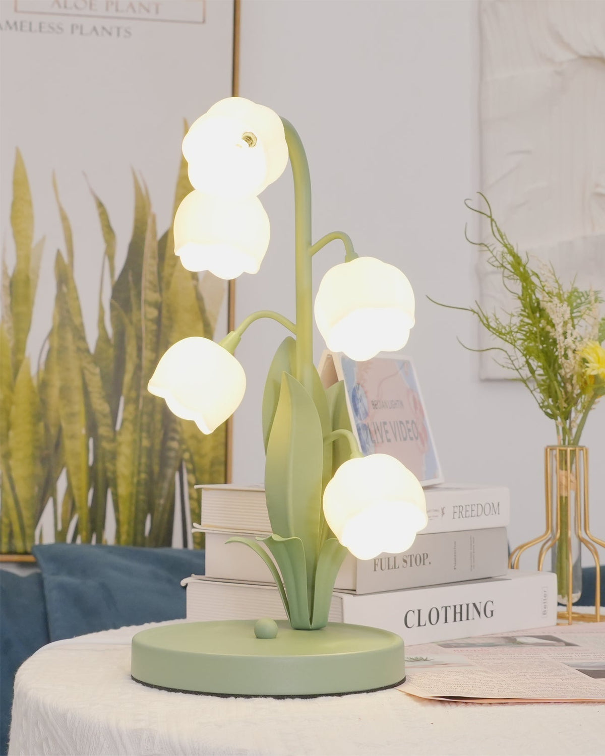 Bell Orchid Tafel Lamp