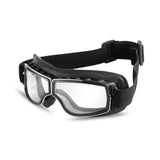 Vintage motorfiets leren goggles brillen