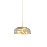 Solara Hanglamp – Elegante Messing & Glas LED Hanglamp
