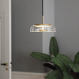 Solara Hanglamp – Elegante Messing & Glas LED Hanglamp