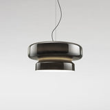 Bijzondere hanglamp van handgeblazen glas