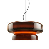 Bijzondere hanglamp van handgeblazen glas