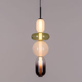Kandiertes Glas Hanglamp – Levendige LED Glazen Fixture voor een Stijlvol Interieur