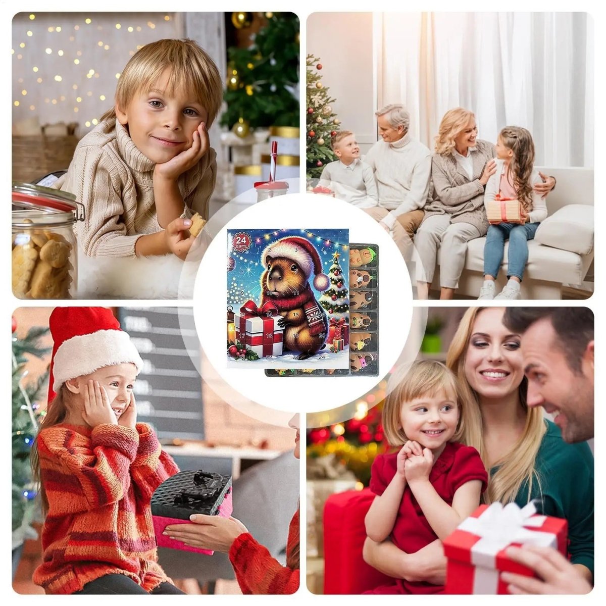 CAPYSMILE 2025 – Schattige Kerst Countdown Kalender voor Kinderen