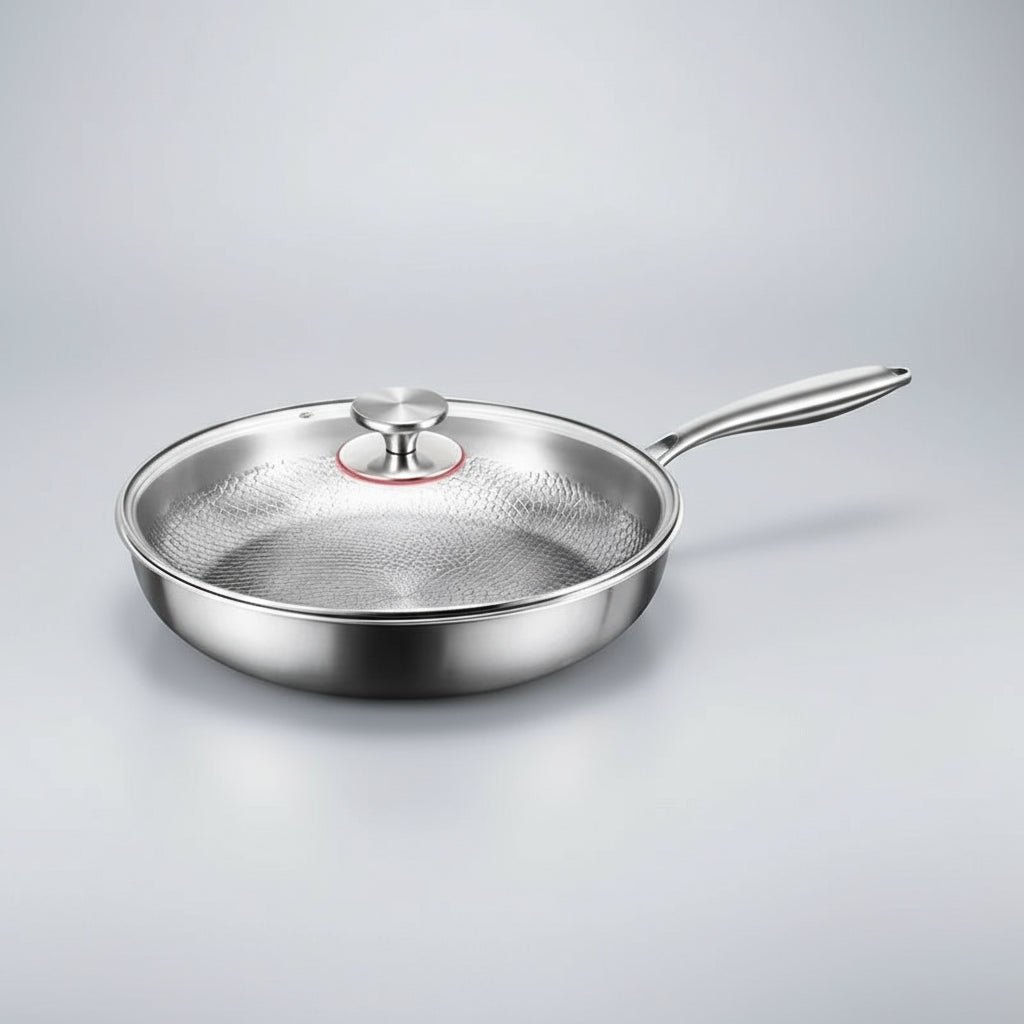 COOKVION – Titanen gehammert anti-aanbak koekenpan voor inductiekookplaten en moderne keukens