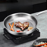 COOKVION – Titanen gehammert anti-aanbak koekenpan voor inductiekookplaten en moderne keukens