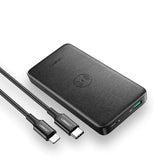 Draadloze Snellader Powerbank – 10.000mAh Dubbele Uitgang