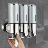 SOAPFORT – Hoogwaardige, wandmontage zeepdispenser met elegant roestvrijstalen ontwerp