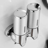 SOAPFORT – Hoogwaardige, wandmontage zeepdispenser met elegant roestvrijstalen ontwerp
