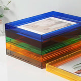 COLORFRAME – Kleurrijke Transparante Acryl Fotolijst voor Levendige Herinneringen
