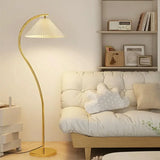 Moderne LED Stof Vloerlamp – Elegante Vouwontwerp met Verstelbaar Licht