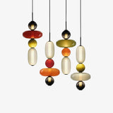 Kandiertes Glas Hanglamp – Levendige LED Glazen Fixture voor een Stijlvol Interieur