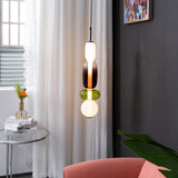 Kandiertes Glas Hanglamp – Levendige LED Glazen Fixture voor een Stijlvol Interieur